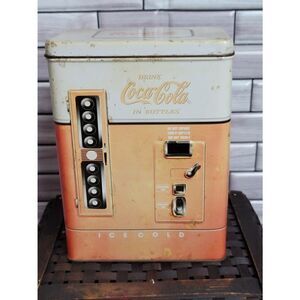 Advertising Coke Tin Vending Machine #A36